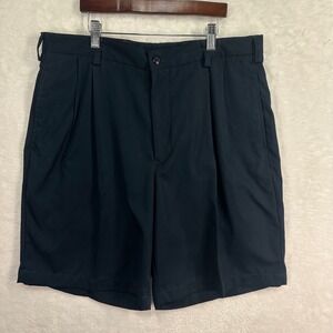 Bolle Golf Shorts Mens 34‎ Black Pleated Performance Lightweight